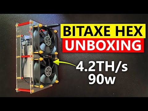 Bitaxe Hex Unboxing and Setup (4.2TH/s)