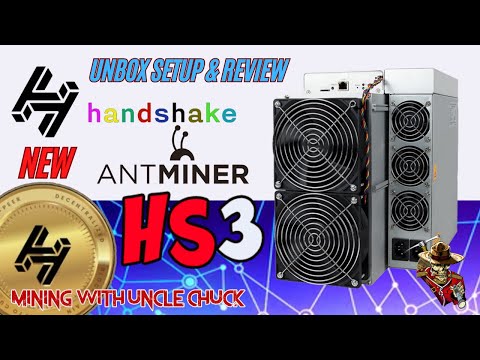 Antminer HS3 Handshake Miner Review! Whats Handshake Halving?