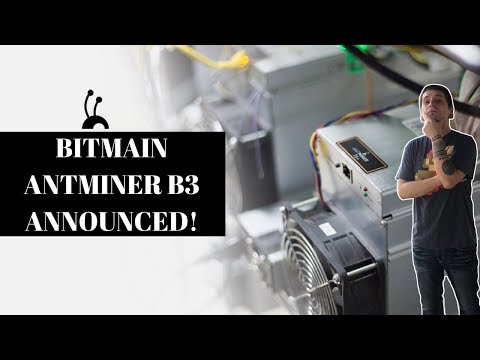NEW ANTMINER B3 LAUNCHED!?! | MINING BYTOM @ 780H/s