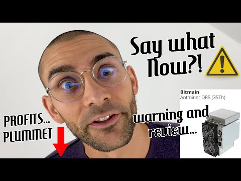 Crypto Mining Warning And NEW Antminer DR5 Review