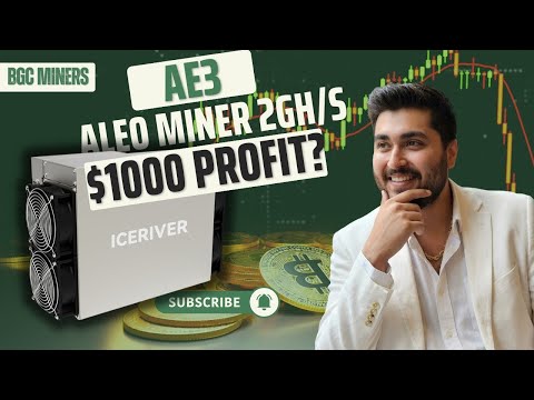 IceRiver AE3 Review: $1,000/Month Profit in 2026? 🤑 (Alephium Mining) | BGC Miners #bgcminers