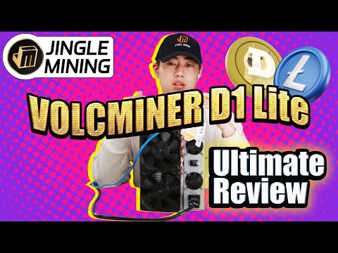 DOGE Season Is Here! VOLCMINER D1 Lite Unboxing & Test — How Many DOGE Can 14Gh/s Mine?