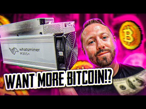 Testing this BRAND NEW BITCOIN ASIC Miner then Giving it Away! WhatsMiner M30+