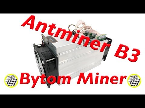 Antminer B3 newest bytom miner bitmain asic mining hardware!