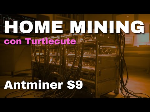 COME FARE HOME MINING | Ep.6 ANTMINER S9 con TURTLECUTE