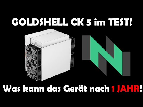 Goldshell CK5 After 2 Weeks - Wieviel Profit in Mai 2022! Nervos Network Miner