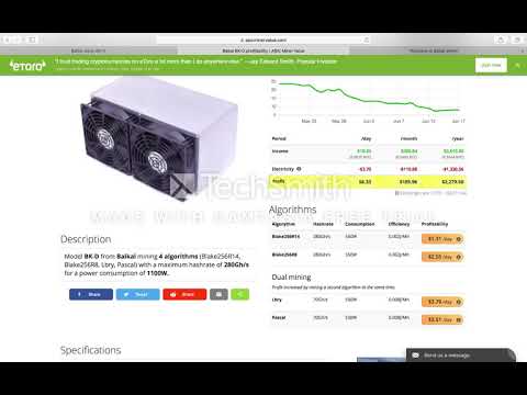 Baikal BK-D- First Dual Algorithm Miner