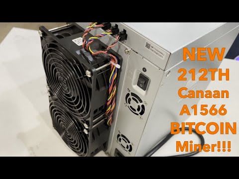 NEW BITCOIN Canaan A1566 Miner Hits the Sweet Spot on Value!