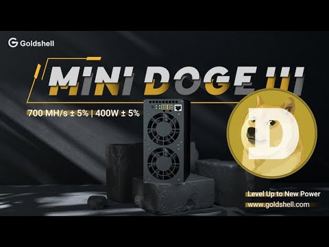 Der neue Goldshell Mini Doge III - Dogecoin und Litecoin Miner