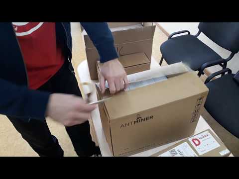 Распаковка asic antminer A3 и проверка на роботоспособность