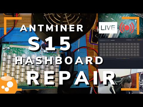 Antminer S15 Hashboard Repair - Bitcoin ASIC Miner Repair LIVE - 023
