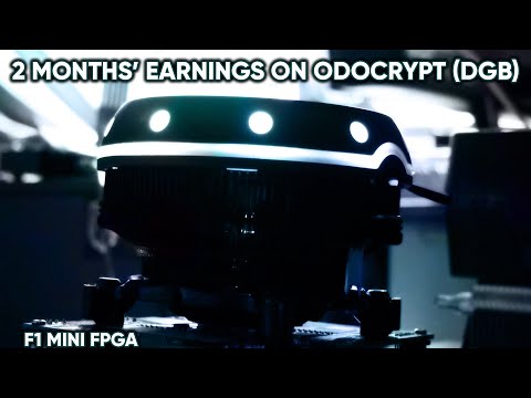 FPGA Earnings: Odocrypt Mining After 2 Months (Profits &amp; Electricity) F1 Mini Blackminer Digibyte