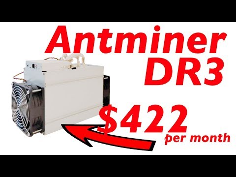 Antminer DR3 Decred Mining ASIC from Bitmain Profitability - $422 a month?!?