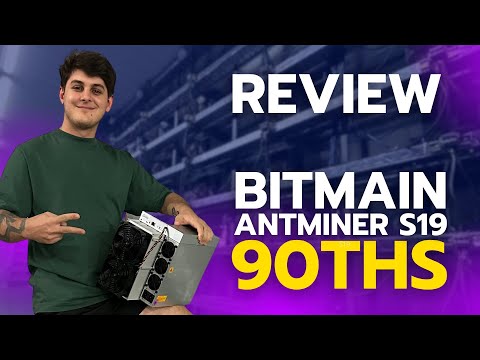 Bitmain Antminer S19 90TH - A MELHOR máquina custo beneficio para minerar BITCOIN!