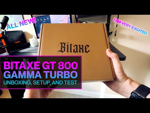 Bitaxe GT 800 Gamma Turbo - Unboxing, Setup and Test