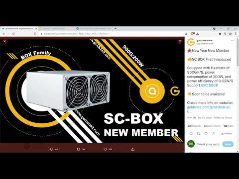 Goldshell los mejores mineros para tener en casa - Compre el SC-BOX