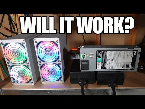 Running Ipollo Miners, Goldshell Box Miners Off Server PSUs
