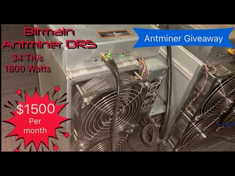 How I am Making Over $1500 per Month Mining with Antminer DR5 | Z9 Giveaway | Bitcoin Ethereum DCR