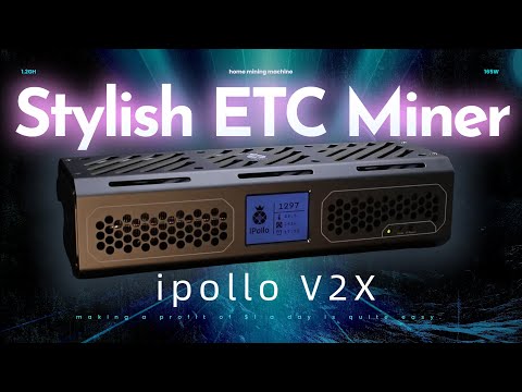 Stylish ETC miner——ipollo V2X!Mine ETC for Just $0.20/day?