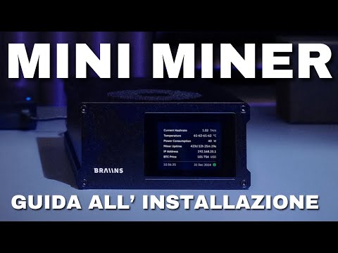 MINI MINER BRAIINS | un oggetto di design che mina BITCOIN.