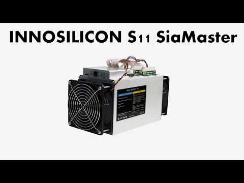 INNOSILICON S11 SiaMaster краткий обзор, подключение и настройка