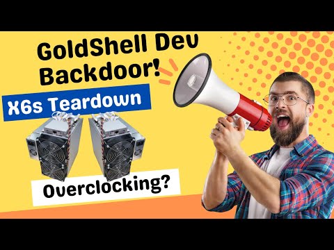 Did someone say Goldshell Back door? x6s Review and Teardown