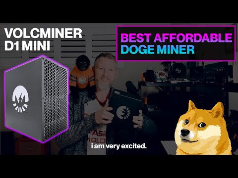 Best AFFORDABLE Doge Solo Miner - Volcminer's D1 Mini (Mines for MULTIPLE coins at once)