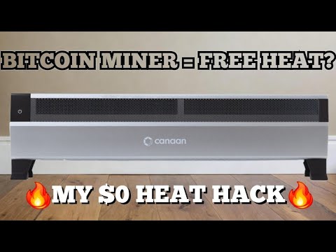 Heating my home FOR FREE with Bitcoin miners! Canaan Avalon Mini 3 Setup &amp; Testing!