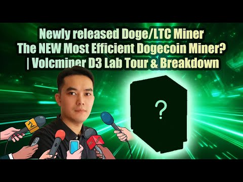 The NEW Most Efficient Dogecoin Miner? | Volcminer D3 Lab Tour & Breakdown