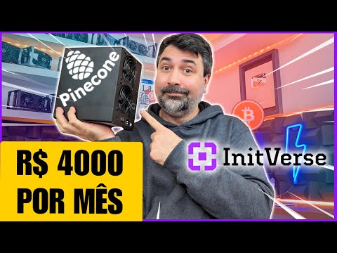 ⚡ ASIC mais rentável do mundo R$ 4000 POR MÊS - Pinecone Matches INIBOX @JINGLEMINING Initverse