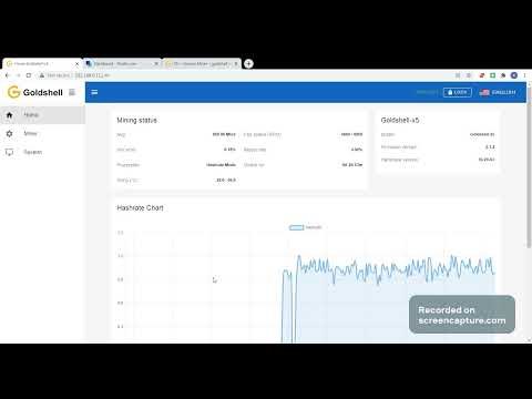 ASIC MINIER TEST GOLDSHELL X5 Scypt miner Part1
