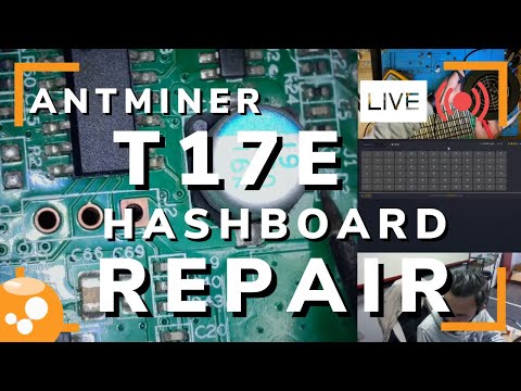 Antminer T17e Hashboard Repair - Bitcoin ASIC Miner Repair LIVE - 028