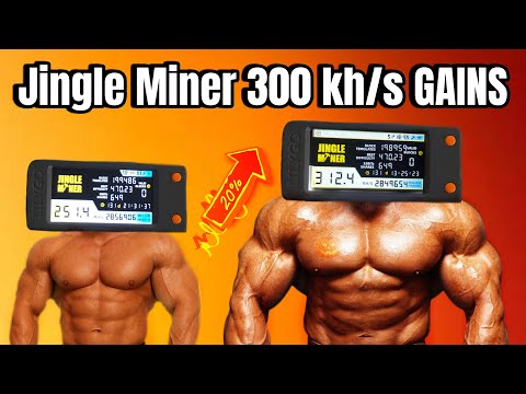 Jingle Miner Lottery 300 kh/s Firmware Update - Get those Gains