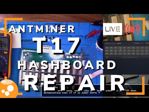 Antminer T17 Hashboard Repair - Bitcoin ASIC Miner Repair LIVE - 033