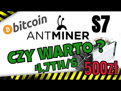 ANTMINER S7 - ZA 500zł !!! 4,7TH/s