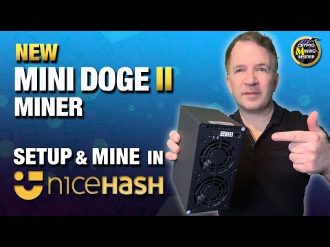 NEW MiniDoge 2 on Nicehash | Next Generation DOGE + LITECOIN Home ASIC Miners