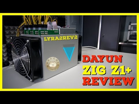 This ASIC Miner is LITERALLY Overrated! Dayun Zig Z1+ Lyra2REv2 Miner Review, Setup, &amp; Profitability