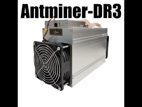 Antminer DR3 обзор и подключение